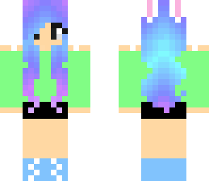 bunny girl in diff color