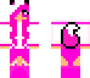 pink hoodie girl