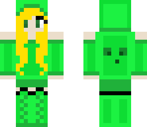blonde slime girl