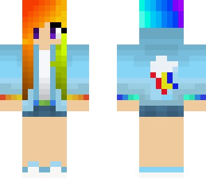 rainbow girl