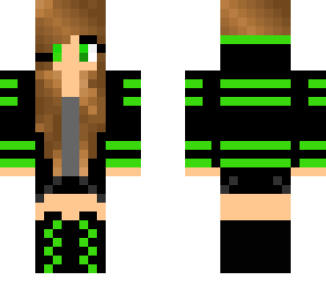 green gamer girl