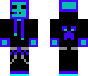 blue and gray slime boy