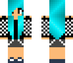blue hair girl