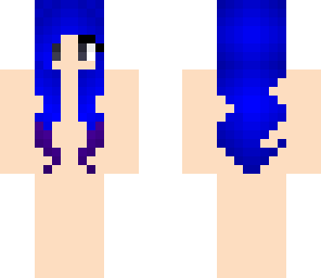 dark blue with dark purple hair base