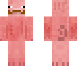 mustache pig
