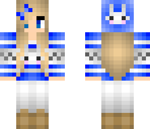 blue bunny girl