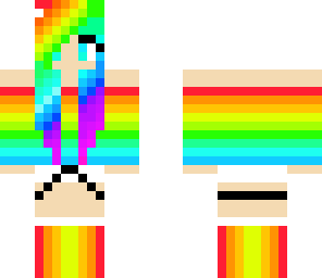 rainbow girl
