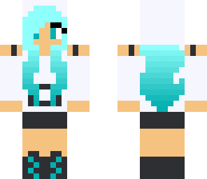 blue hair