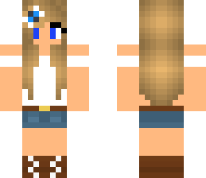 blonde summer cowgirl