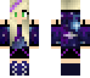 galaxy girl green eyes re-make