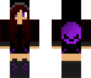 demon goth skull girl