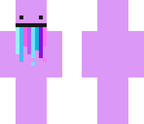 purple derp barfing neon colors