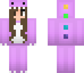 edit of dino girl in onesie