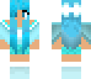 ice blue girl