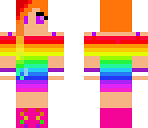 rainbow girl