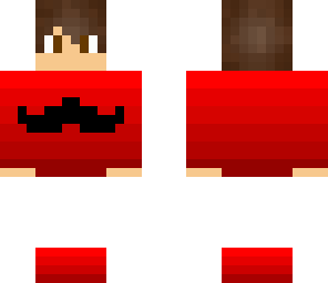 red mustache