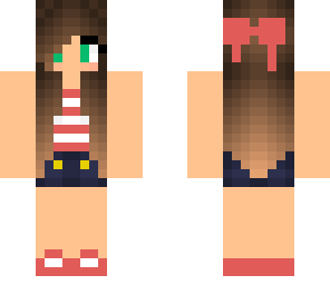 sailor girl with green eyes