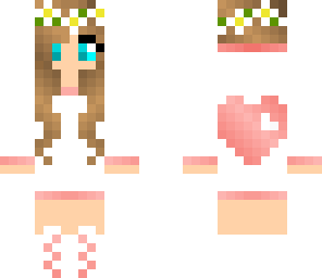 pink heart girl
