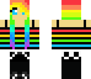 rainbow skin