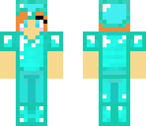 diamond armor girl
