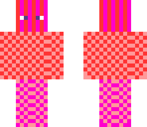 red and purple skin