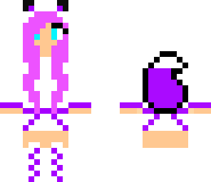 purple foxie girl