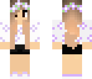 le purple flower girl