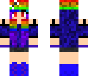rainbow tomboy girl