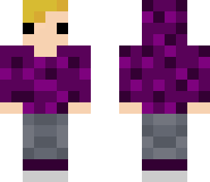 8 - bit purple hoodie