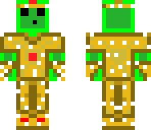 slimey king in shiny armor