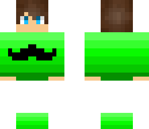 green mustache