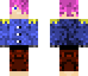 magic man with pink hair