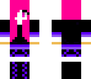 bubble-gum pink haired  girl edit