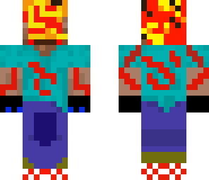flaming herobrine