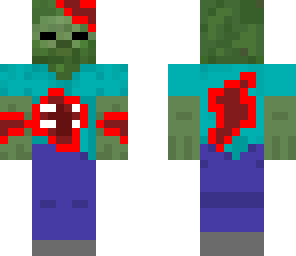 zerfetzter zombie