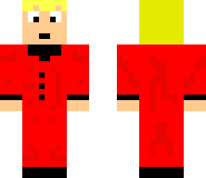 man in a red suit