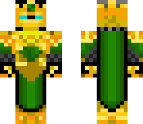 green gold knight