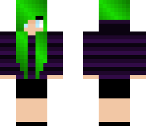 emo green and purple