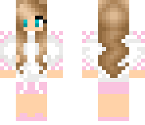 pink and white girl