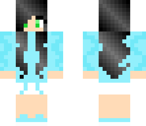 blue shirt girl