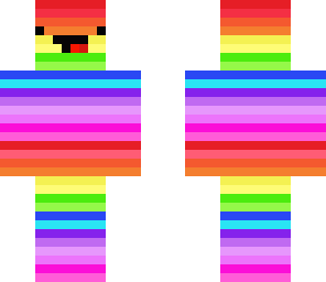 rainbow striped derp