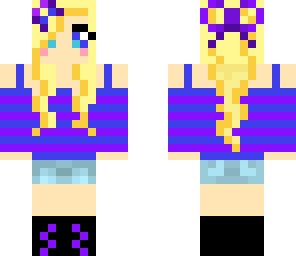 pretty purple girl