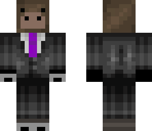 moose in a suit