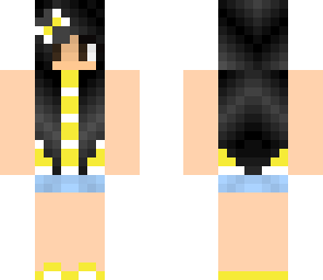 summer girl in yellow - my new skin