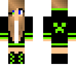 neon  green girl