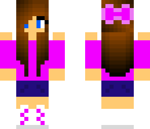 magenta summer time girl