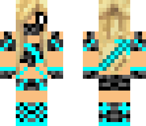blue ninja girl
