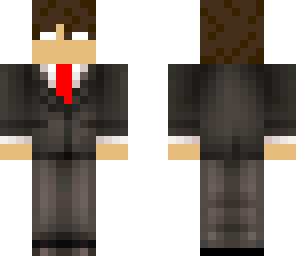 herobrine in a suit