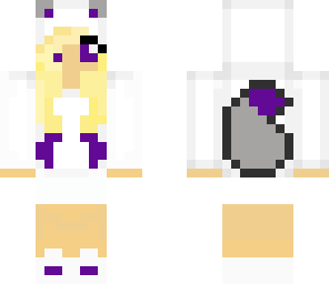 dark purple wolf girl