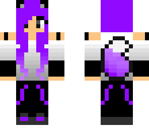 purple rebel girl